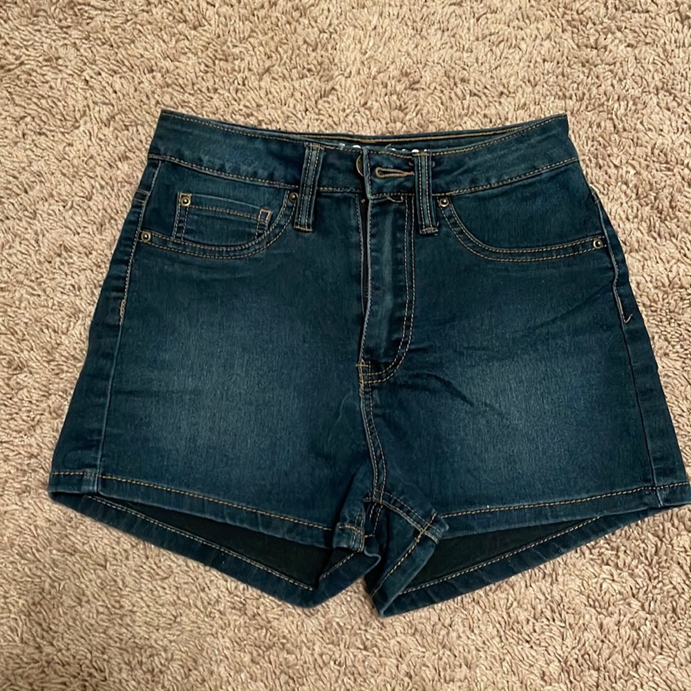 High rise shorts